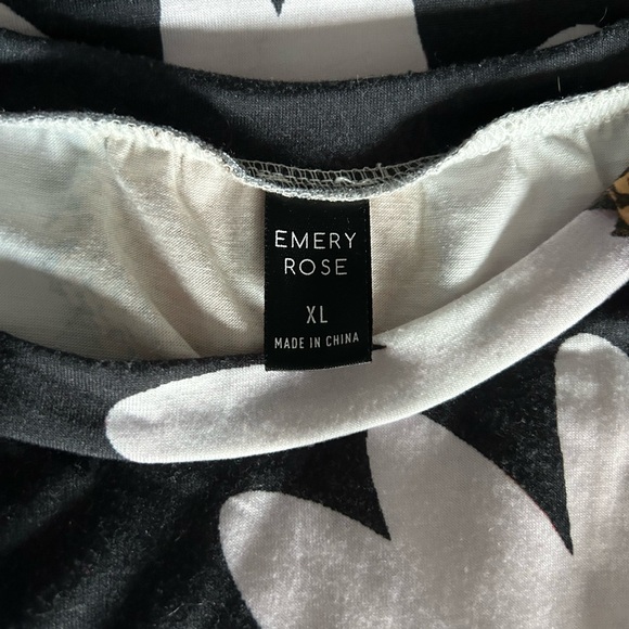 Soft Black Tank Top with Bright Daisies. Rarely worn. Like new. - Picture 5 of 5